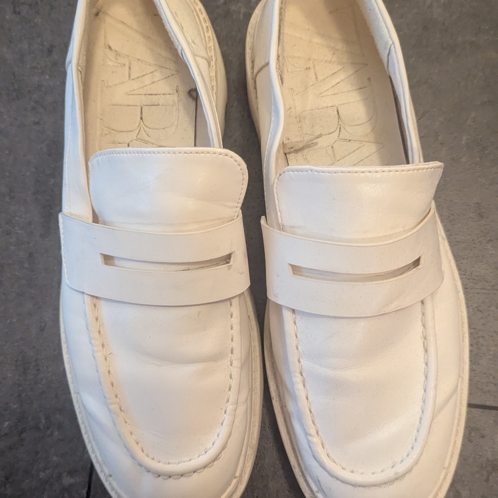 Zara Women's Cream Loafers